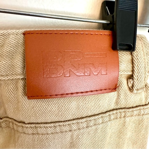 Princess Polly Ruby Cropped Wide Leg High Rise Tan Jeans Size 0 - Picture 9 of 12